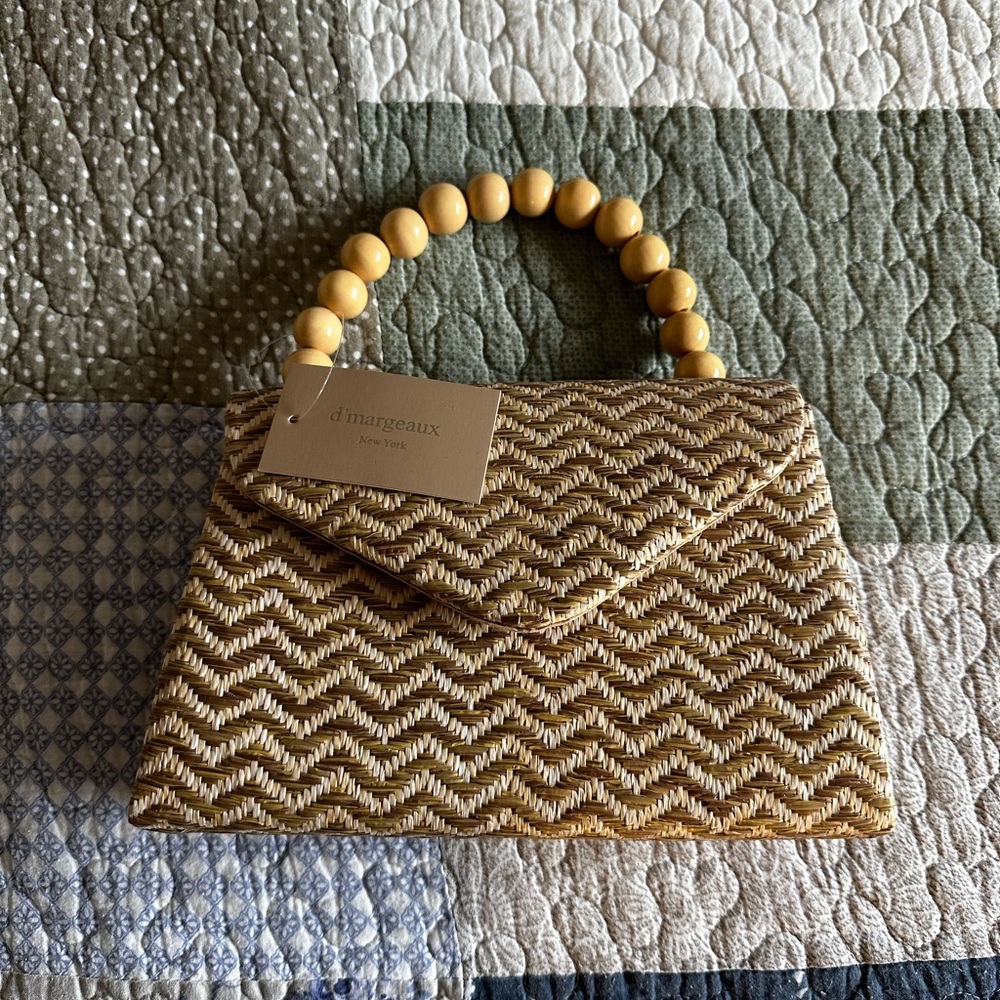 Tan Woven Handbag